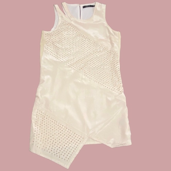 Ark & Co Dresses & Skirts - Ark & Co studded ivory & gold studded dress - S